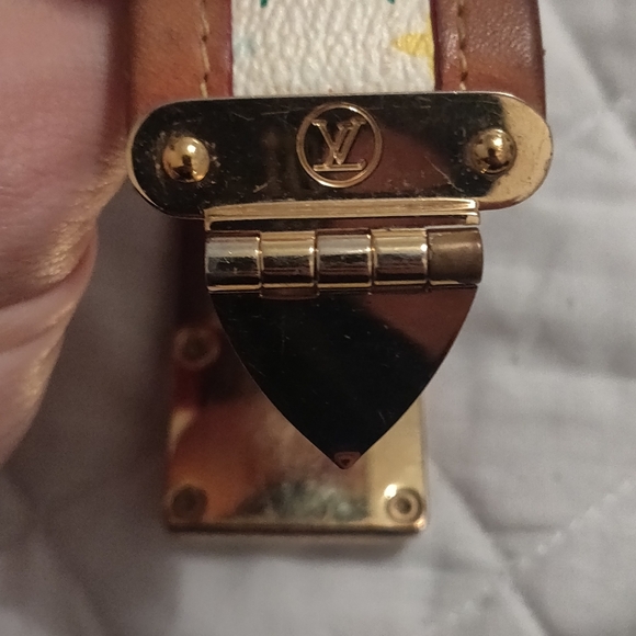 Louis Vuitton white multicolor  monogram bracelet - Picture 4 of 7